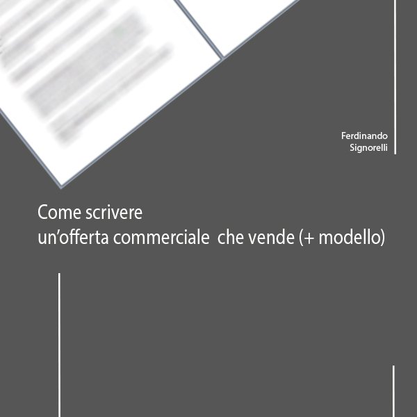Esempio lettera di presentazione prodotto commerciale
