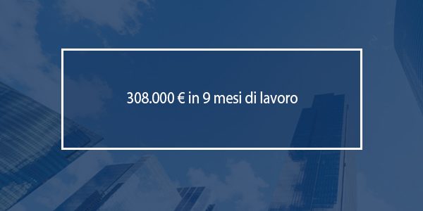 308 K di vendite in 9 mesi di lavoro 308 k 2
